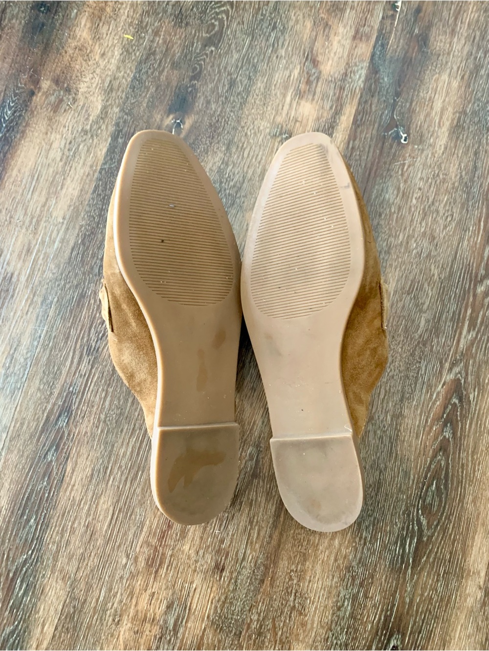 Steve Madden Brown Suede Chain-Trim Mules - Picture 5 of 5
